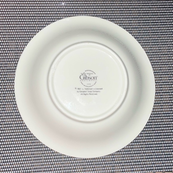 Campbell’s Soup Salad Bowls 6x / 8” Vintage Gibson Red White Campbells - Picture 3 of 8